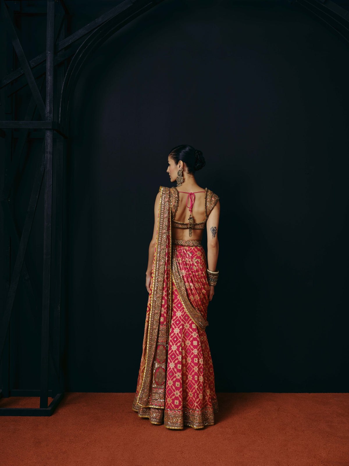 Kala saree and blouse Set