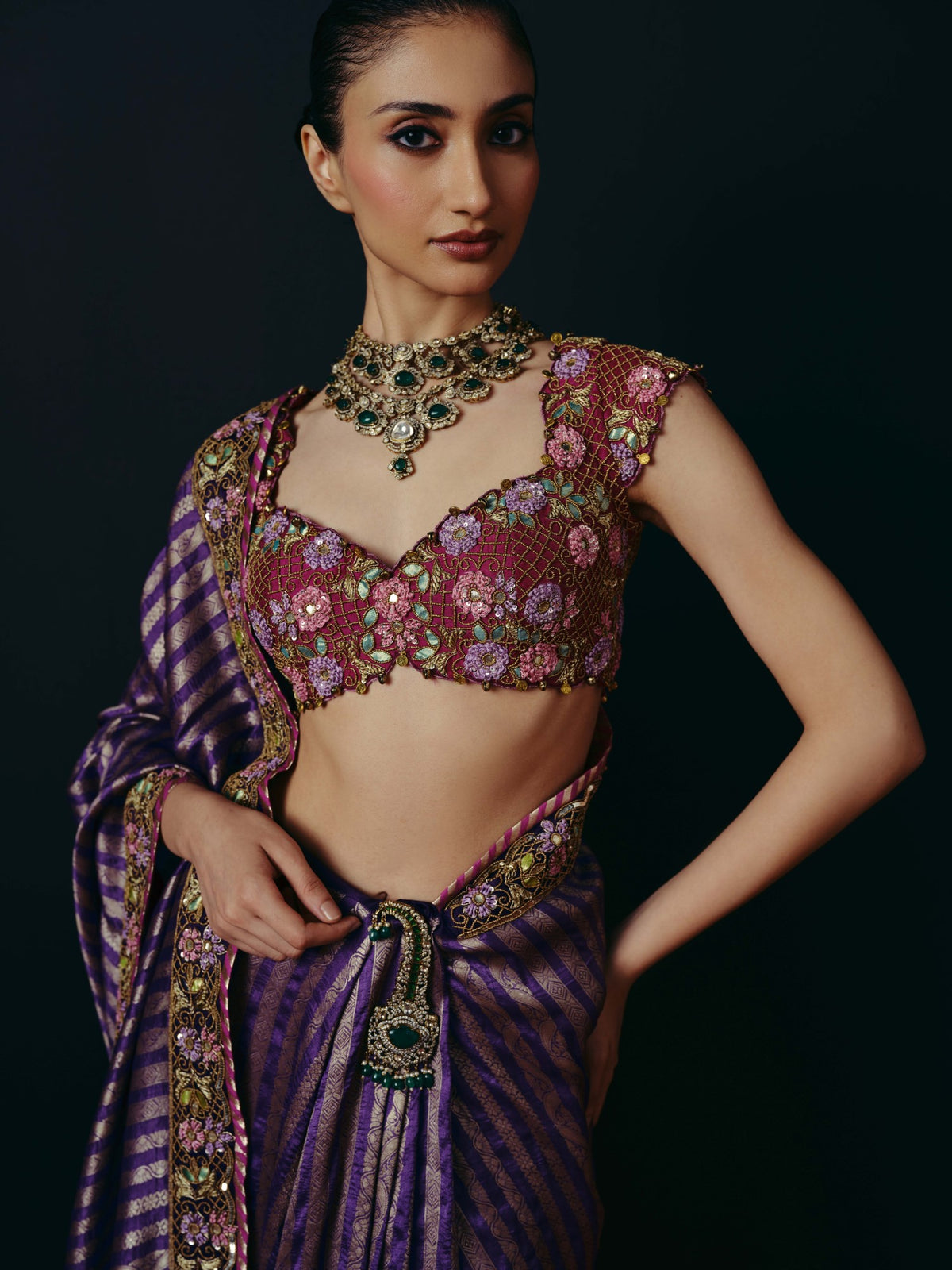 Nalini saree blouse Set