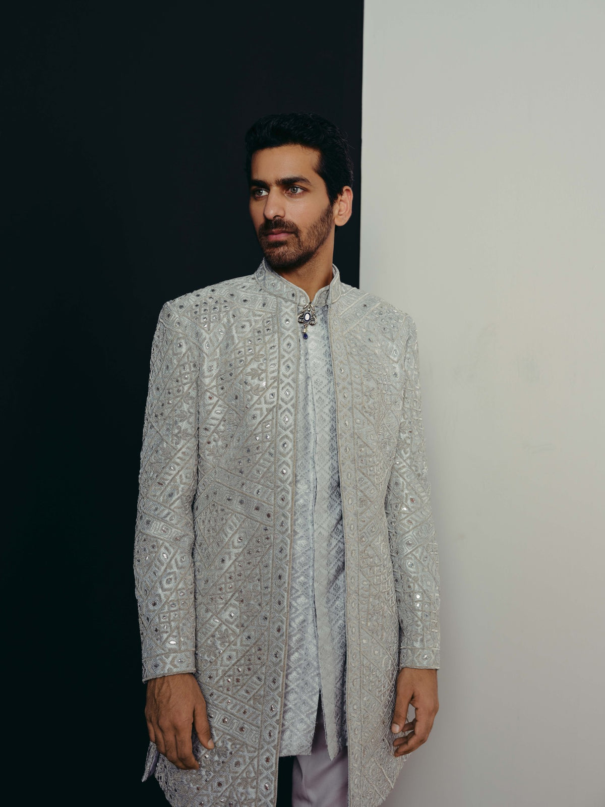 Aranya achkan, kurta and pant set