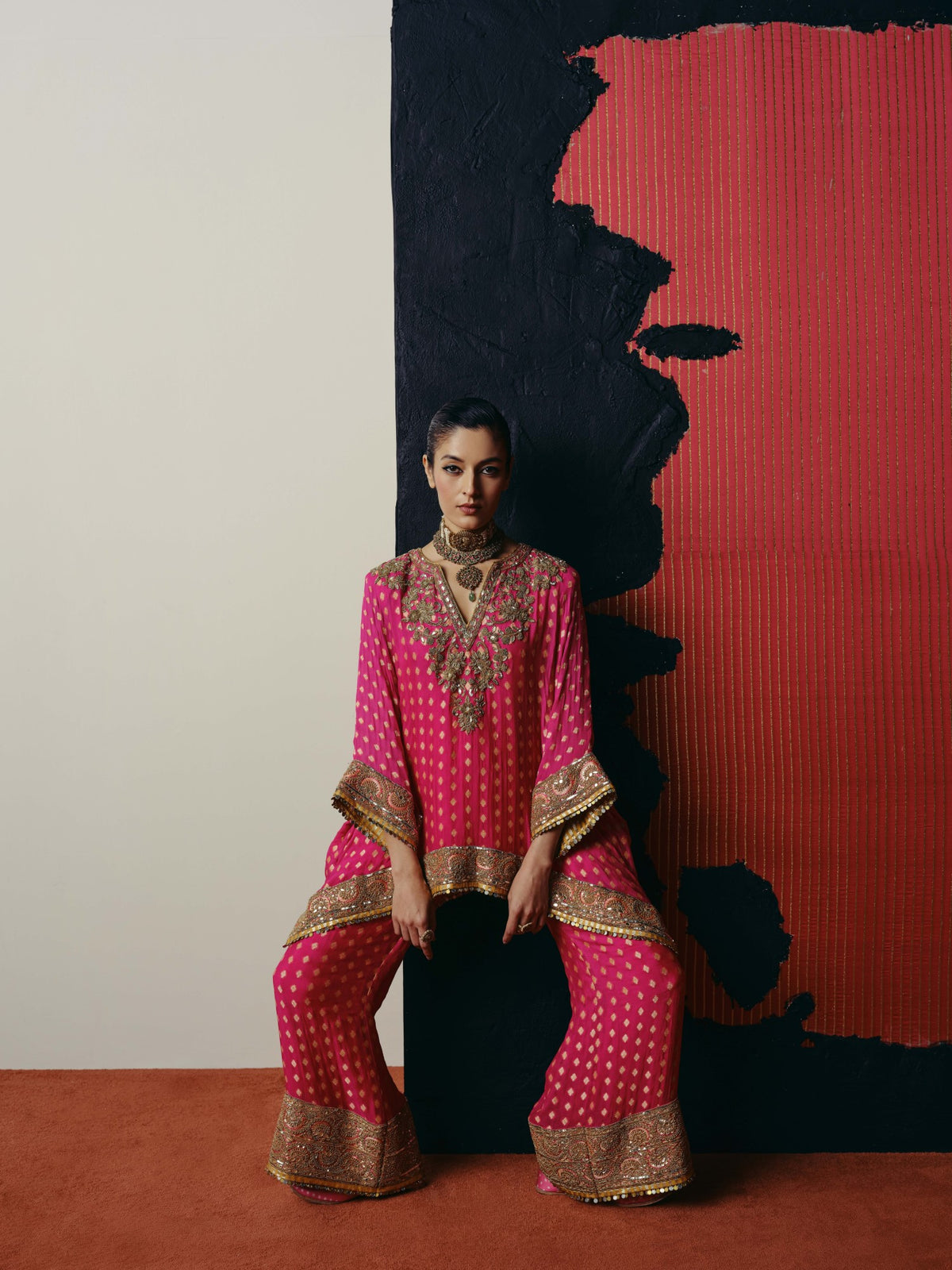 Arundhati Cape Tunic Set