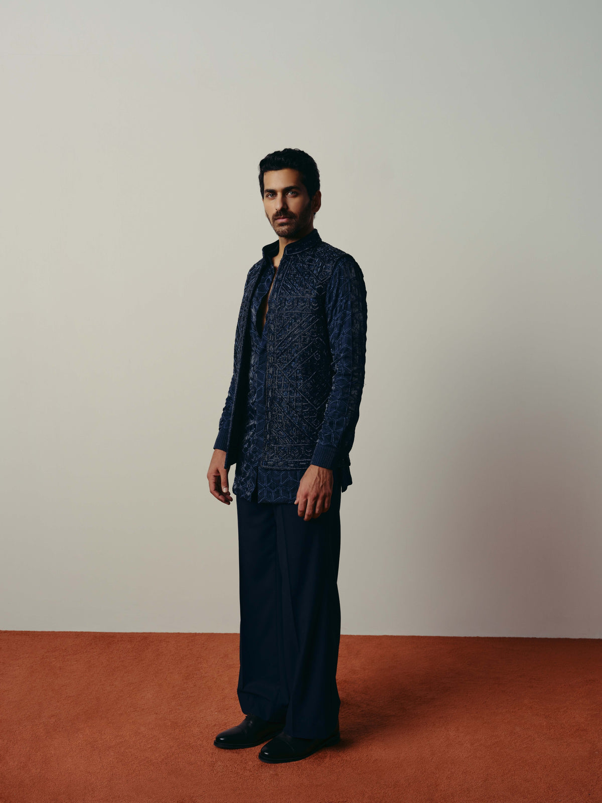 Anhad nehru jacket, kurta and pant set