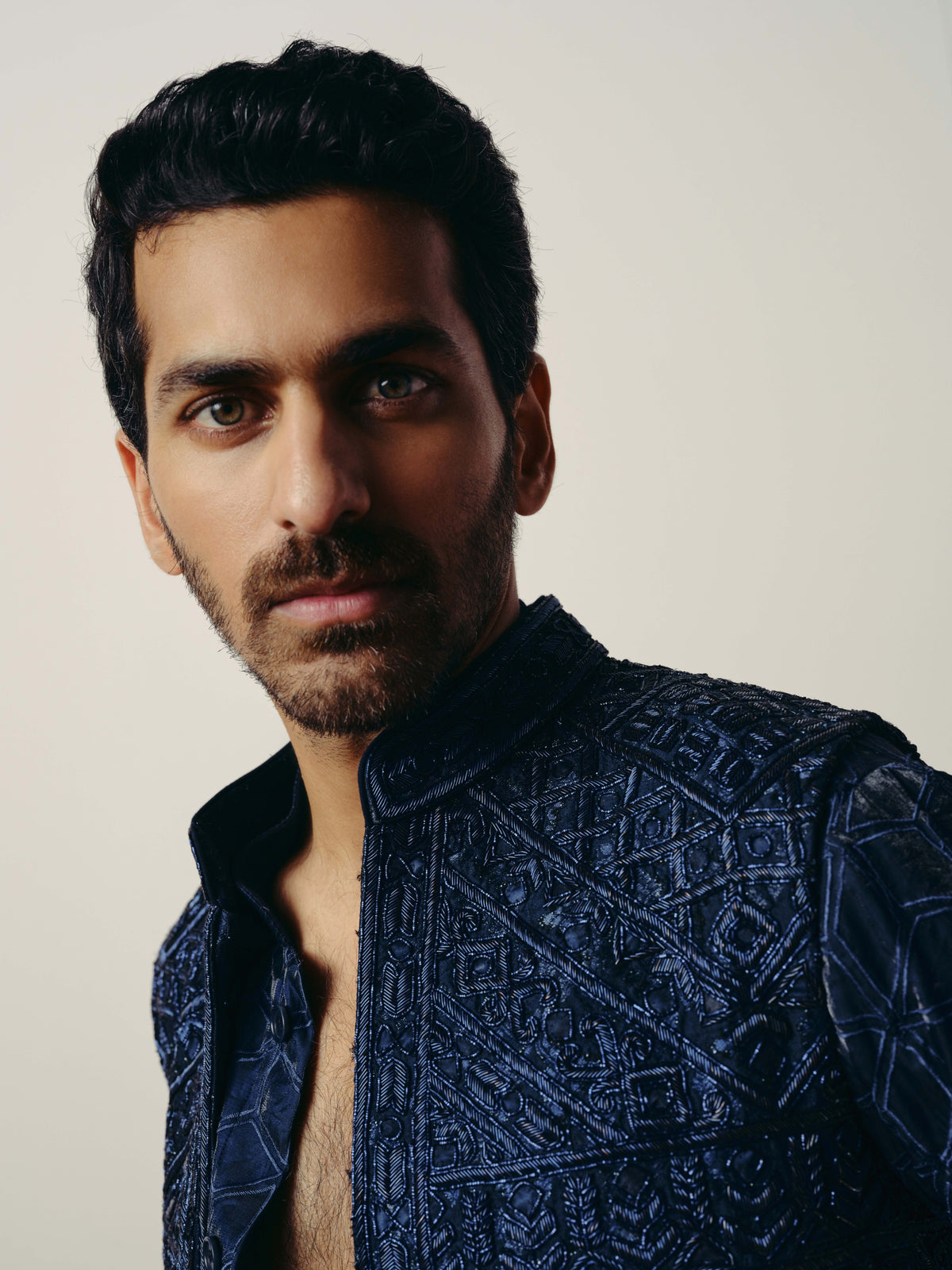 Anhad nehru jacket, kurta and pant set