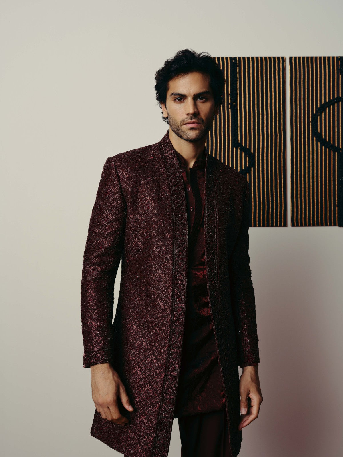Raag achkan, kurta and pant set