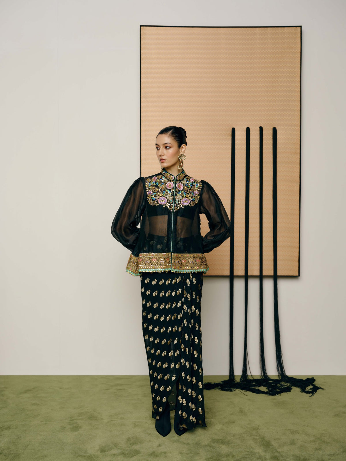 Shikha Shirt and skirt Set