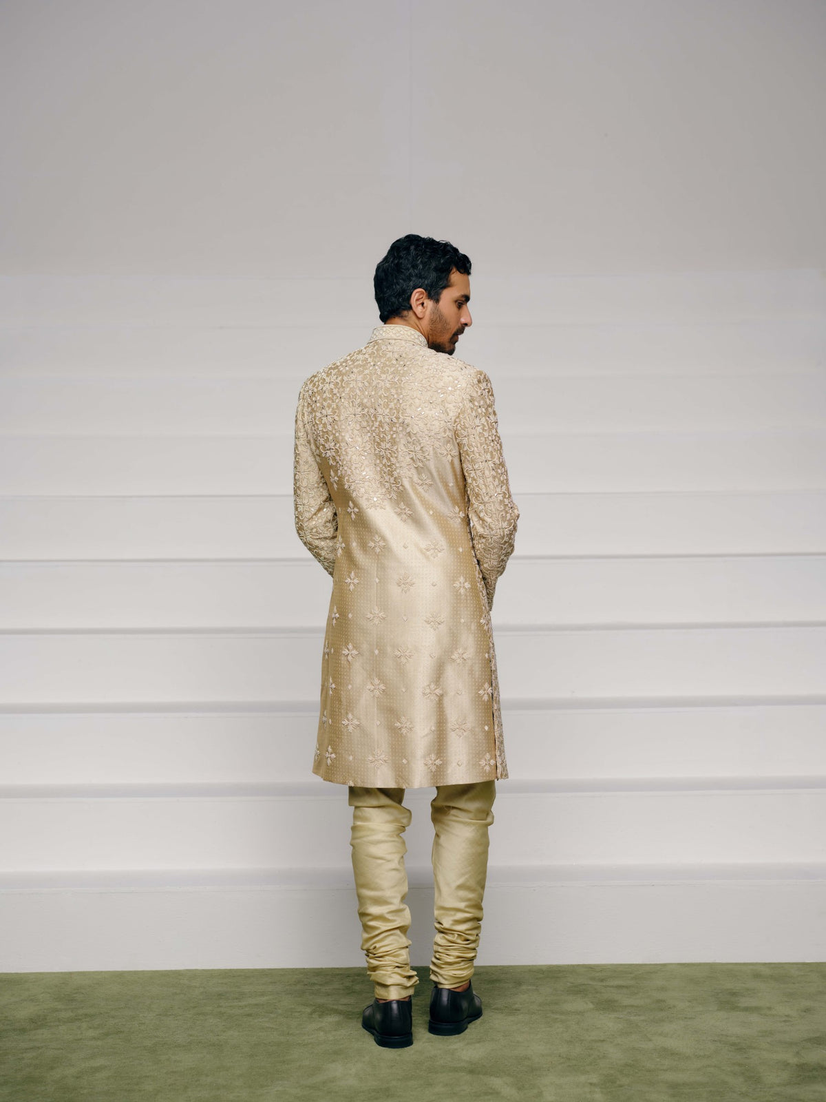 Abeer sherwani, kurta and churidar set