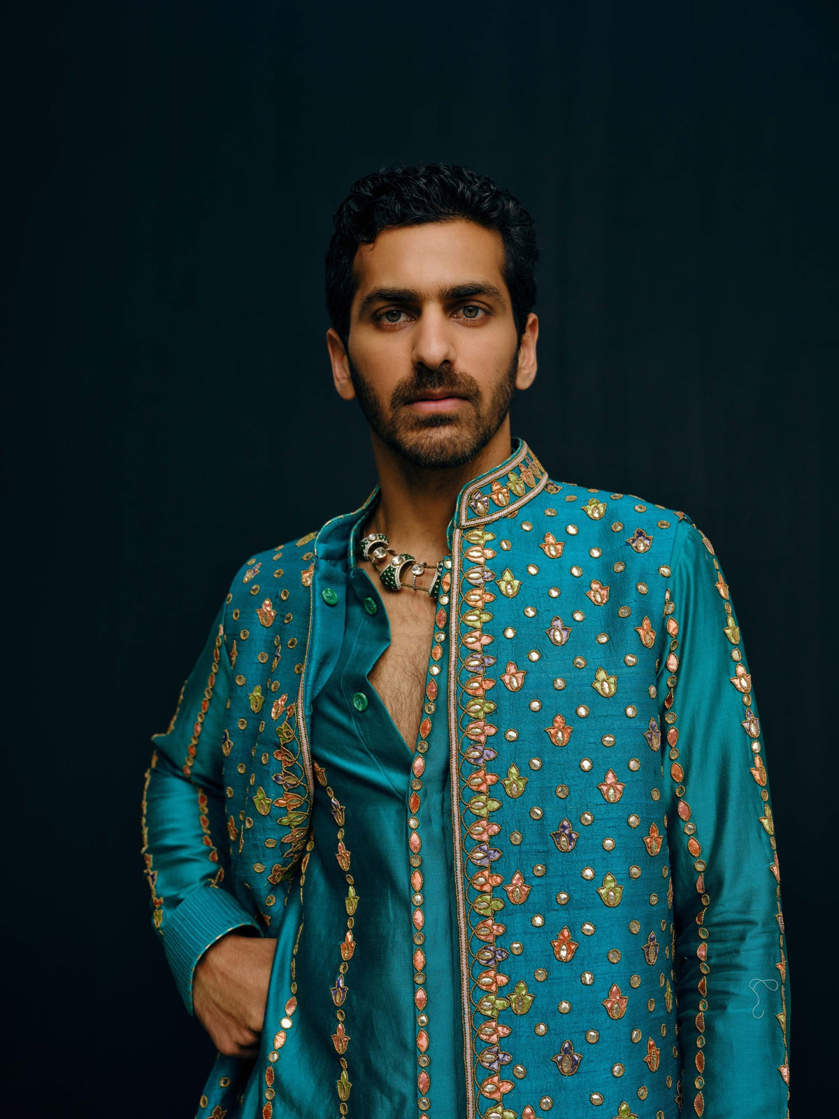 Banra nehru jacket, kurta and pant set