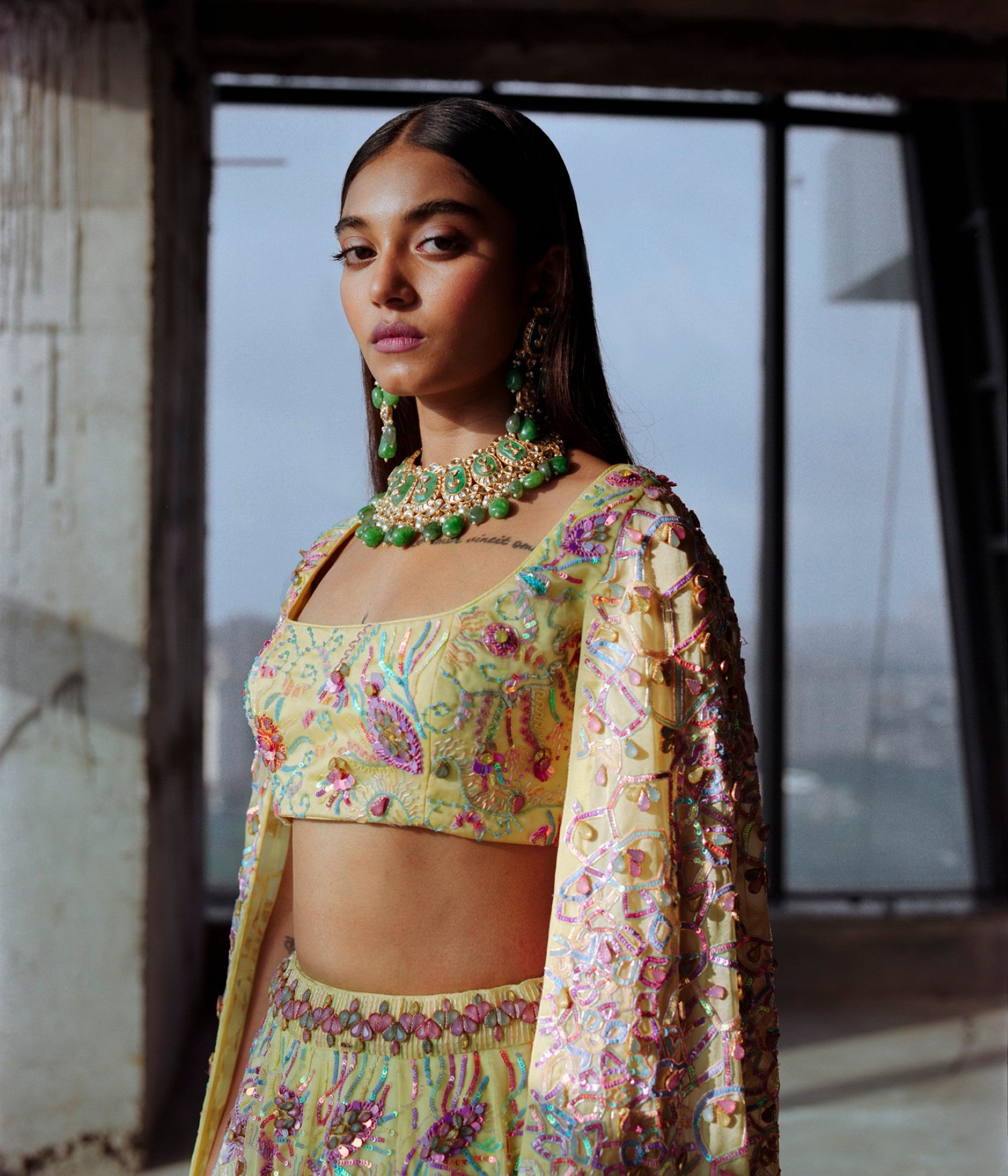 Marine Garden Lehenga Set