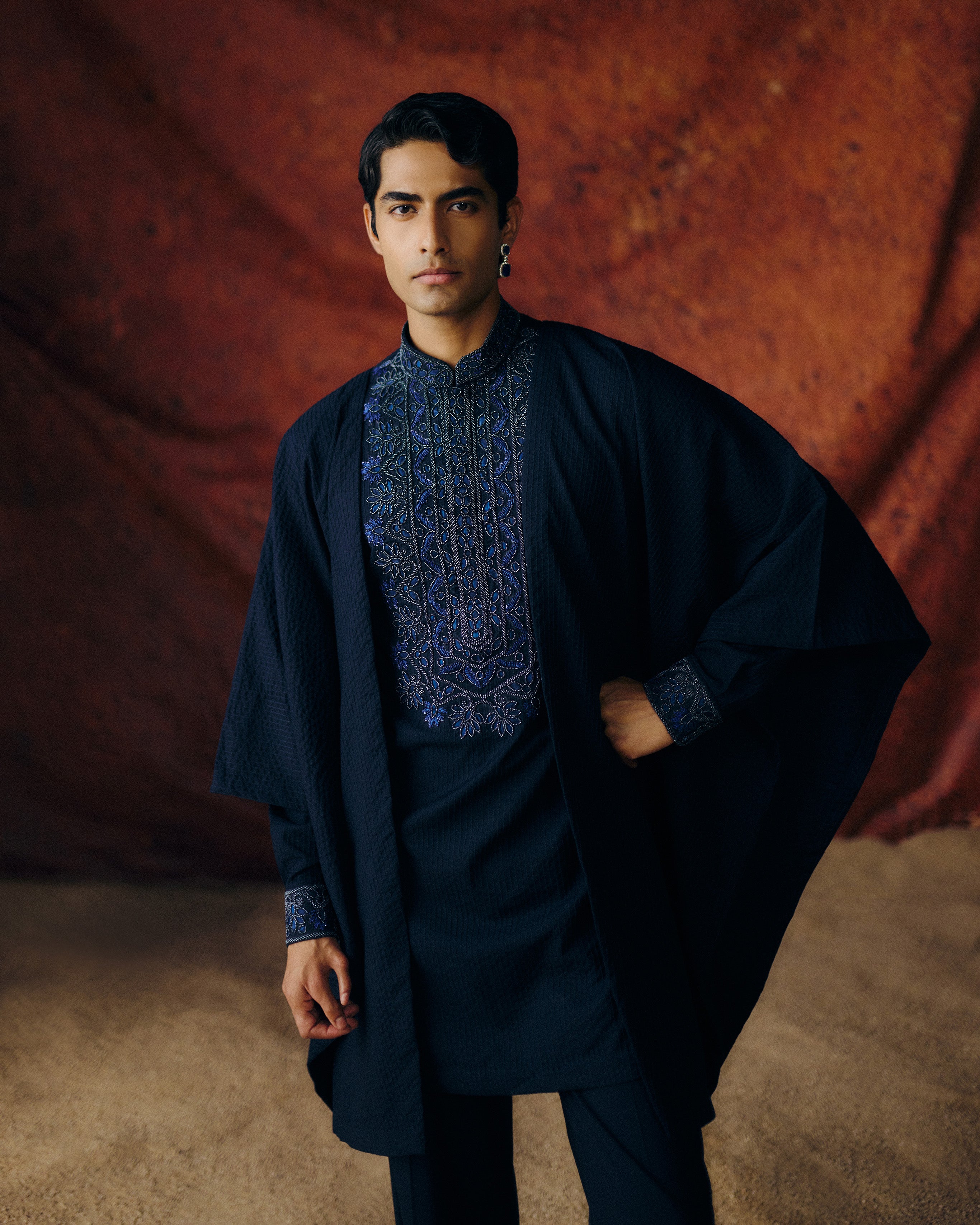 Nirvaya Kurta Kimono Set