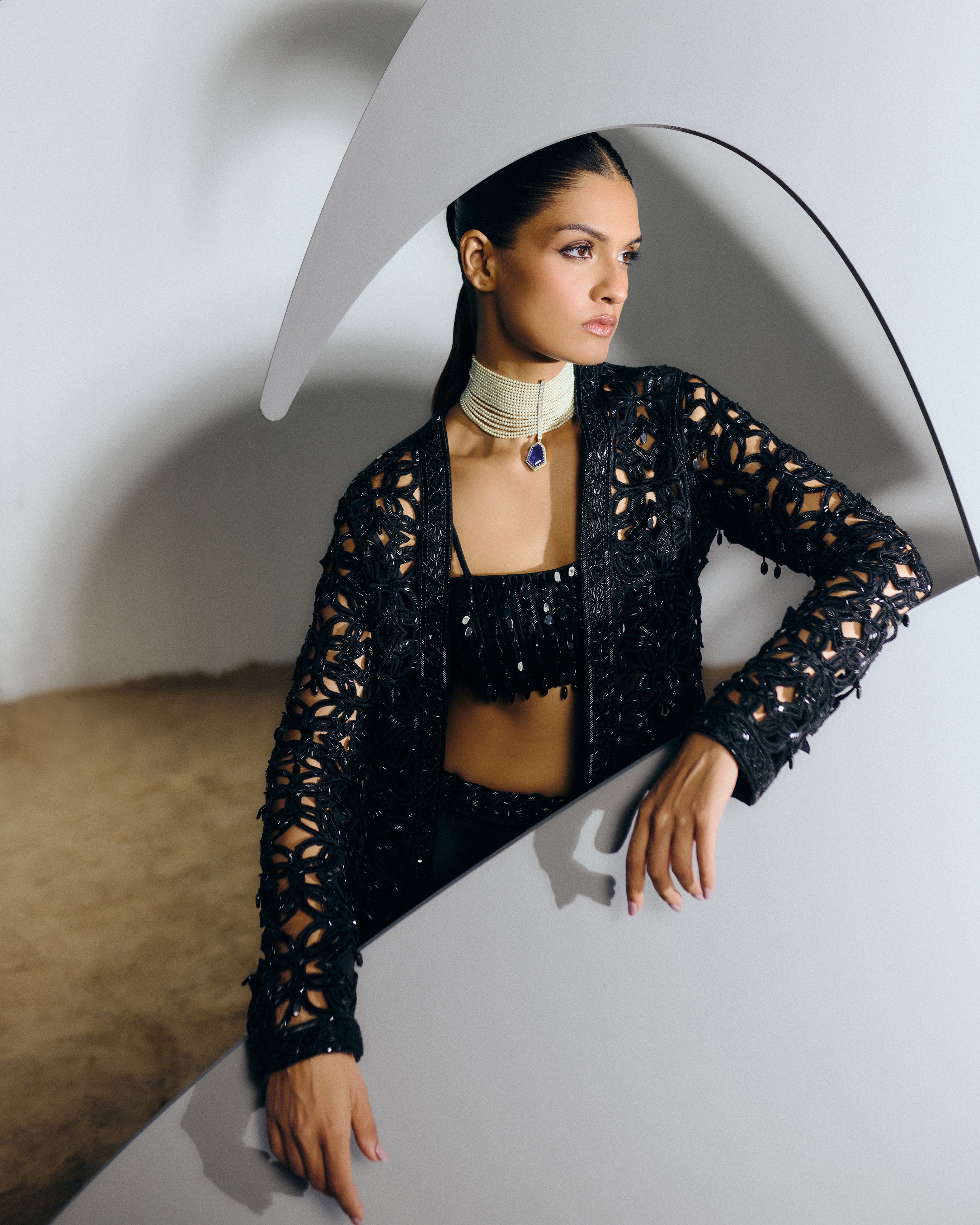 Mrinalini Jacket Set