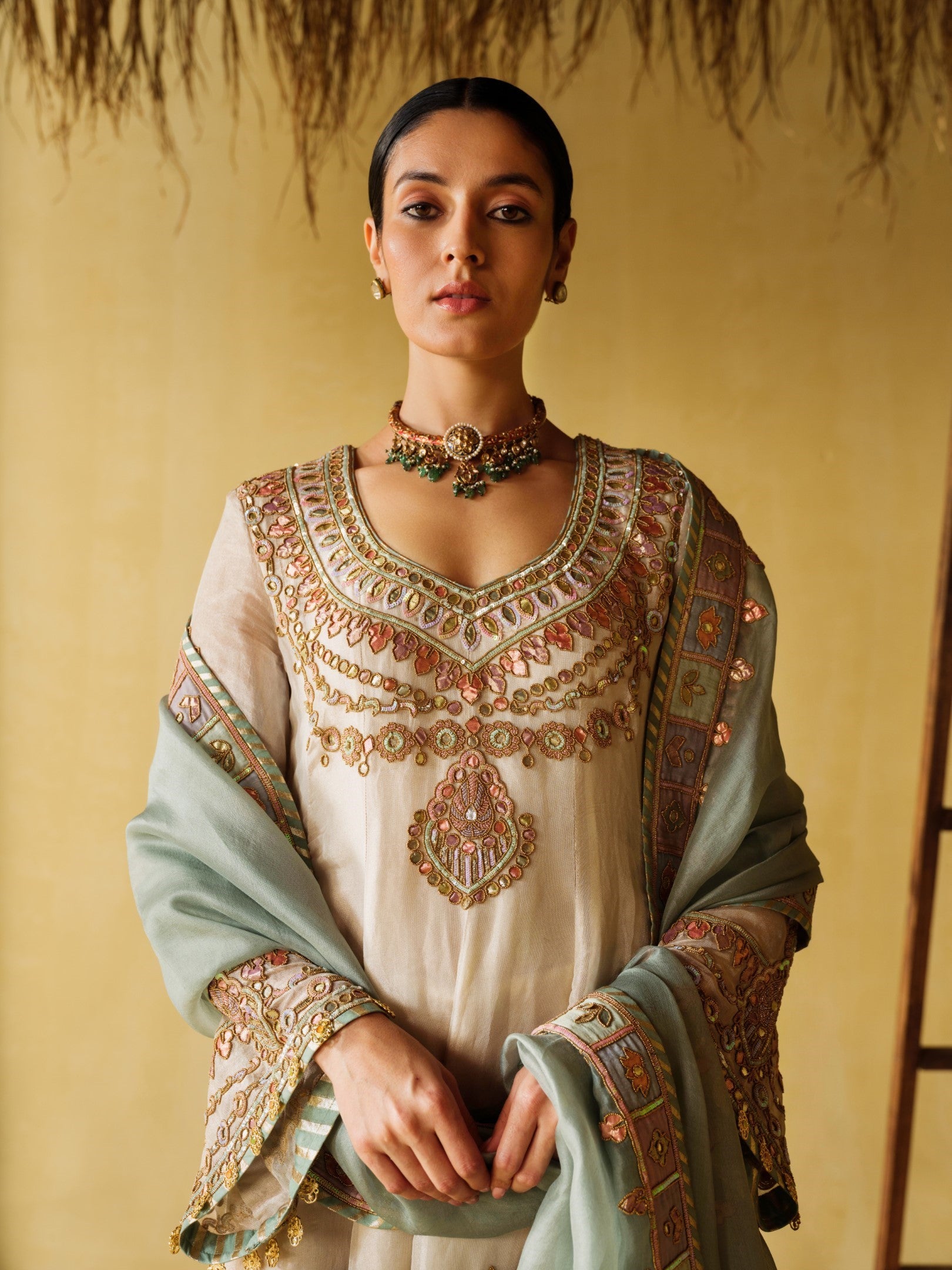 Hoor Kalidaar Kurta Sharara Set