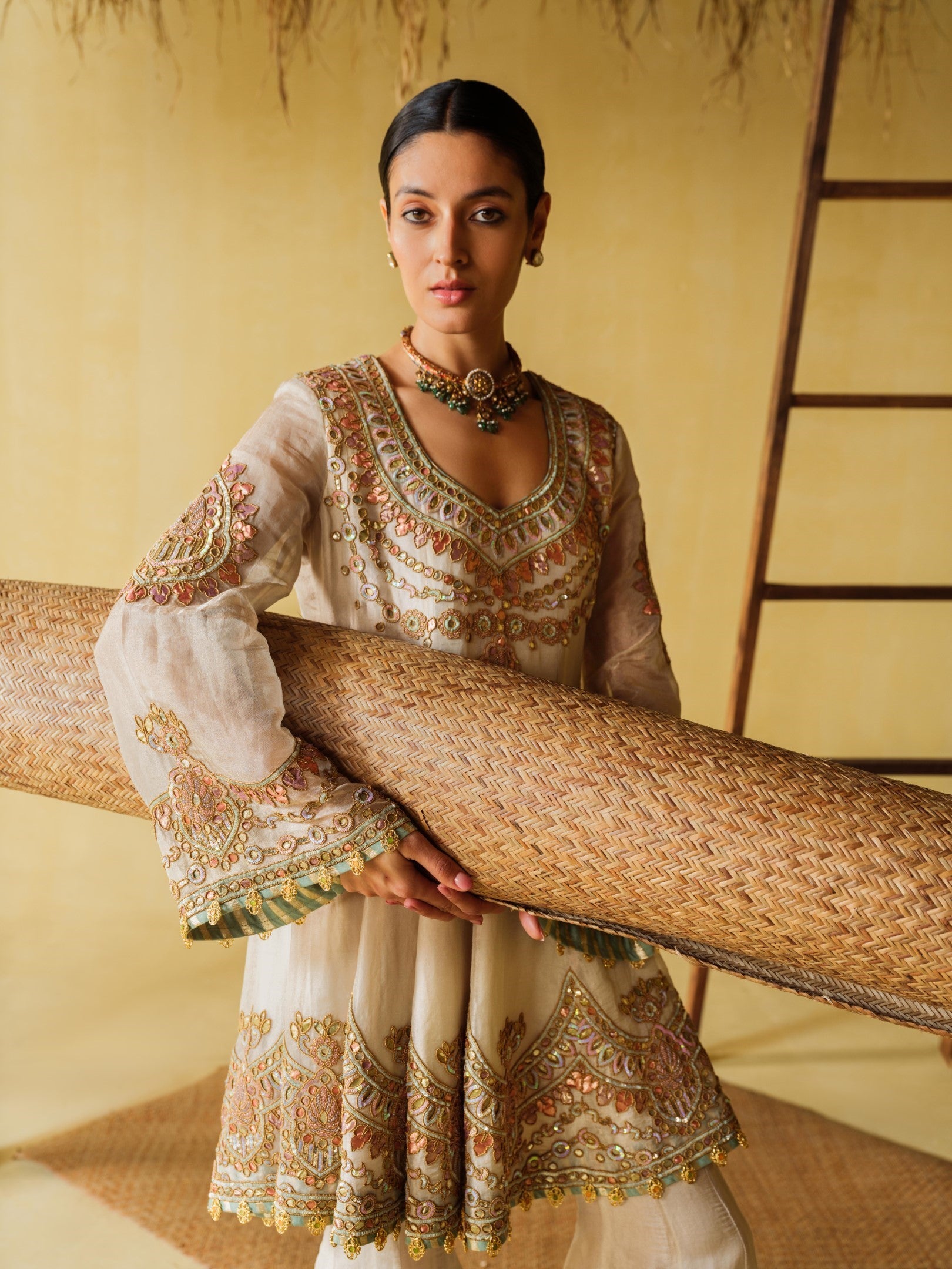 Hoor Kalidaar Kurta Sharara Set