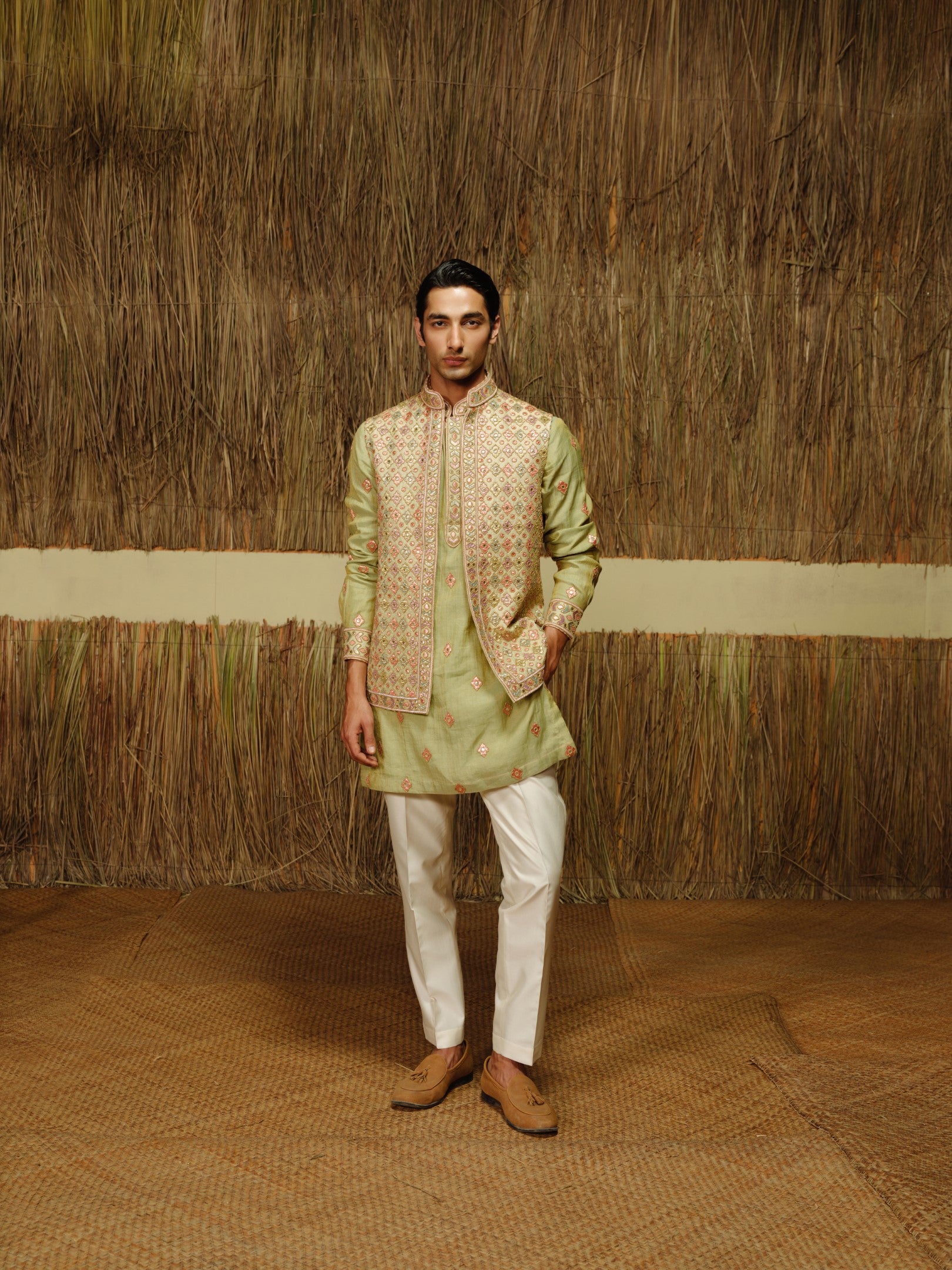 Simar Nehru Jacket Set