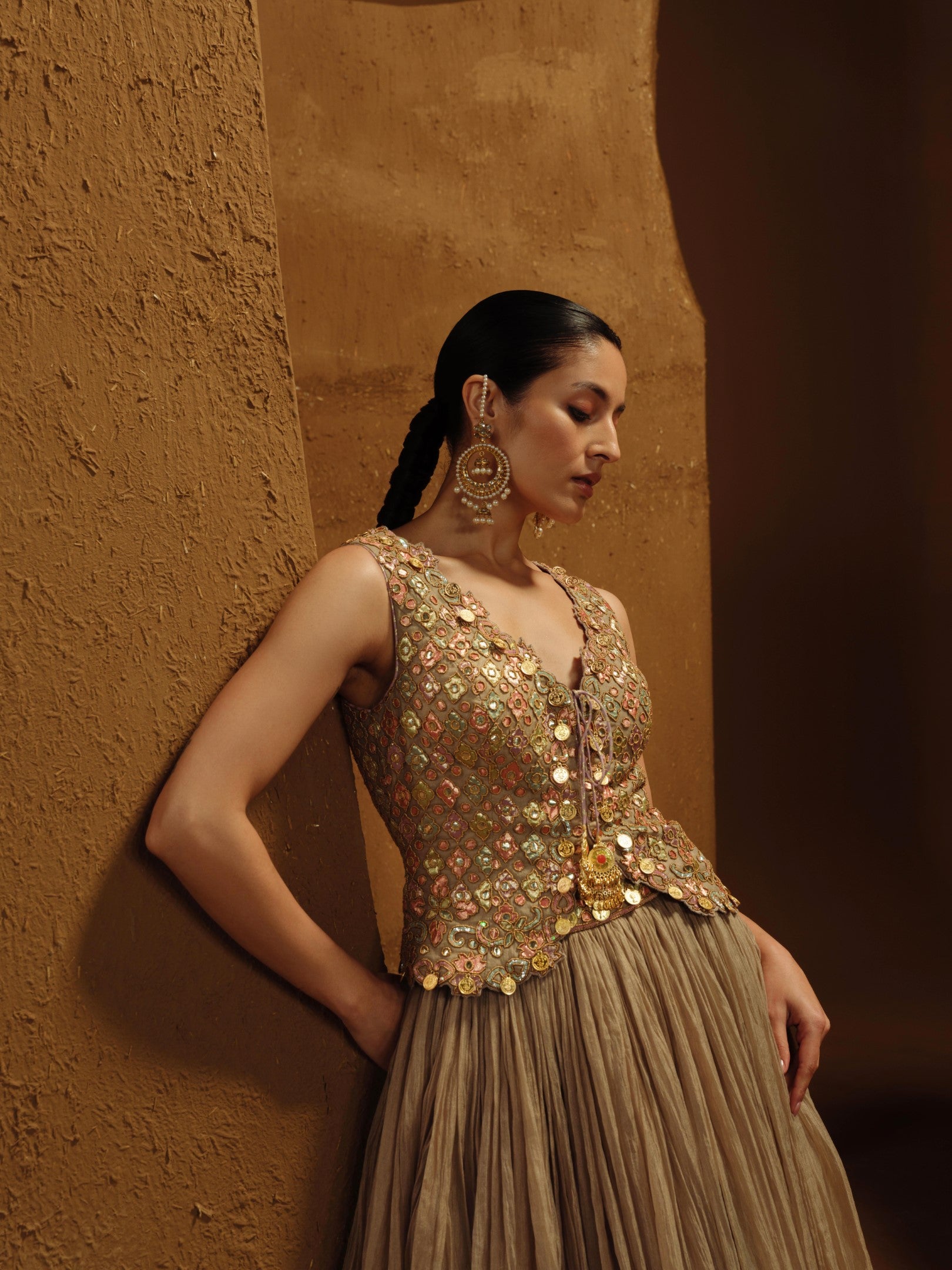 Simar Koti Lehenga Set