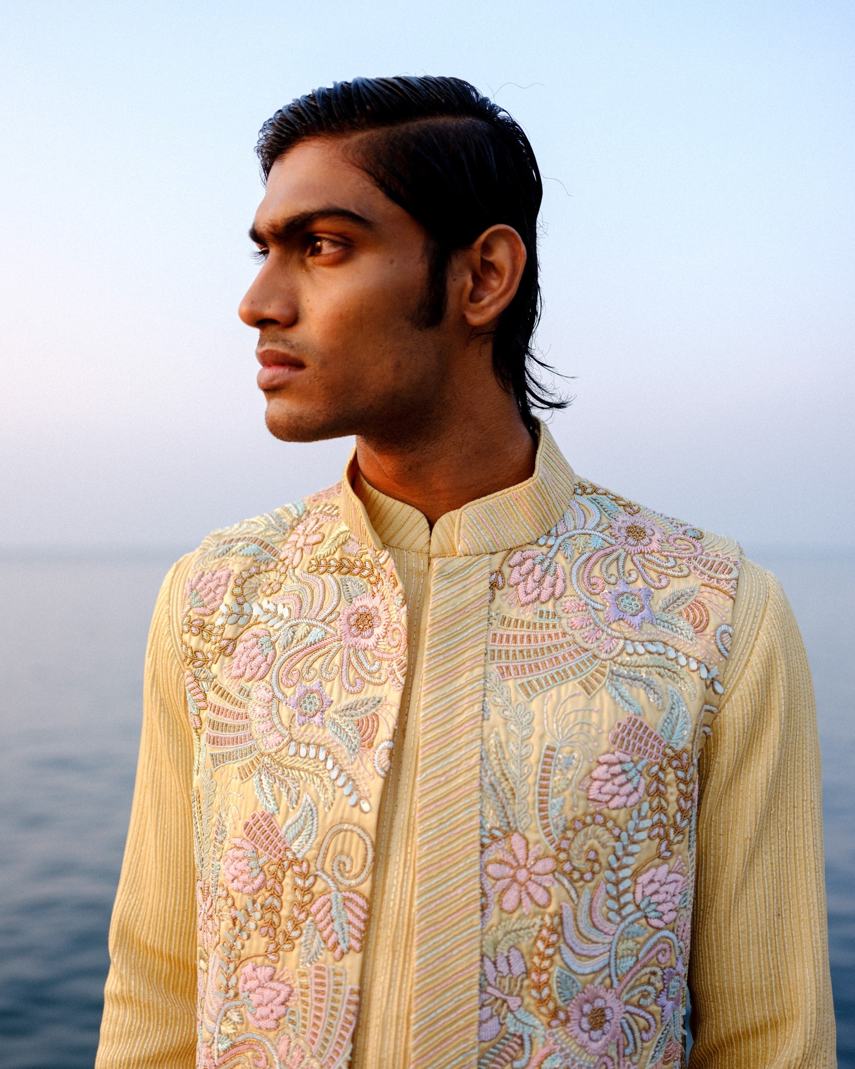 Mystic Garden Nehru Jacket Set