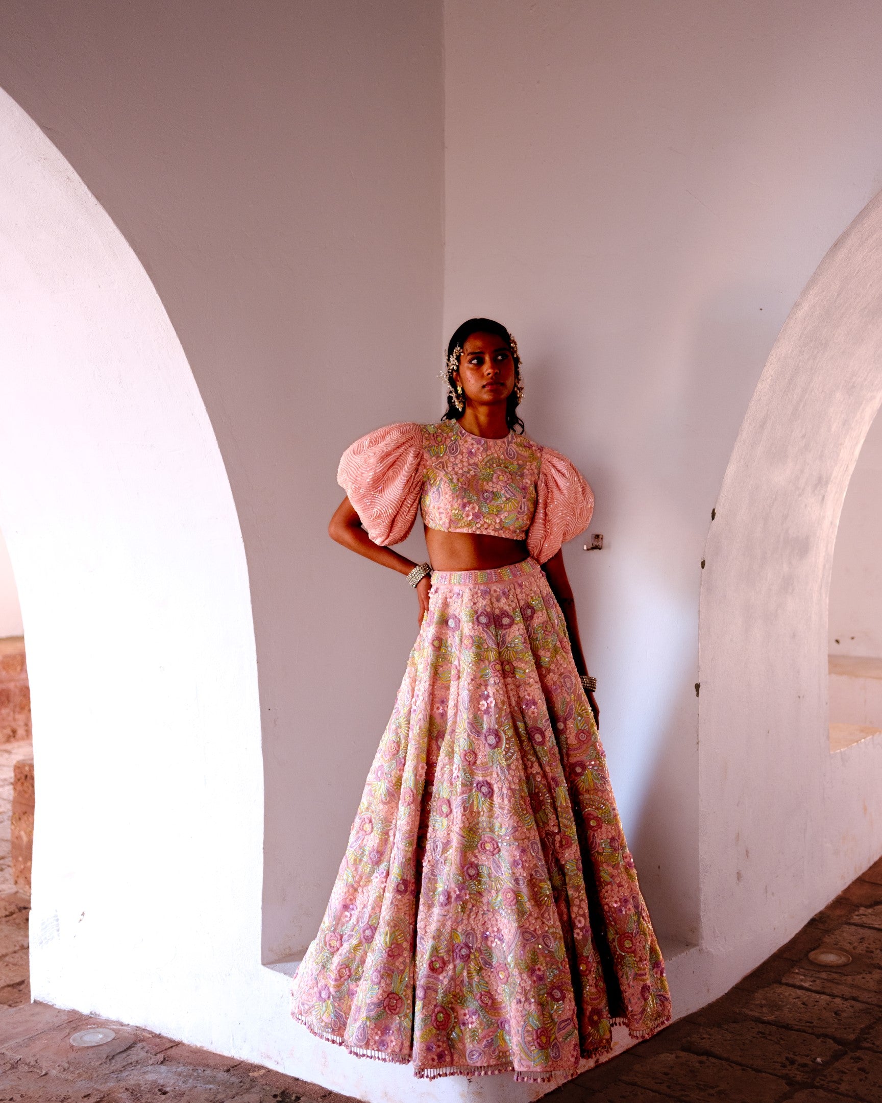 Hypnotic Bloom Lehenga Set