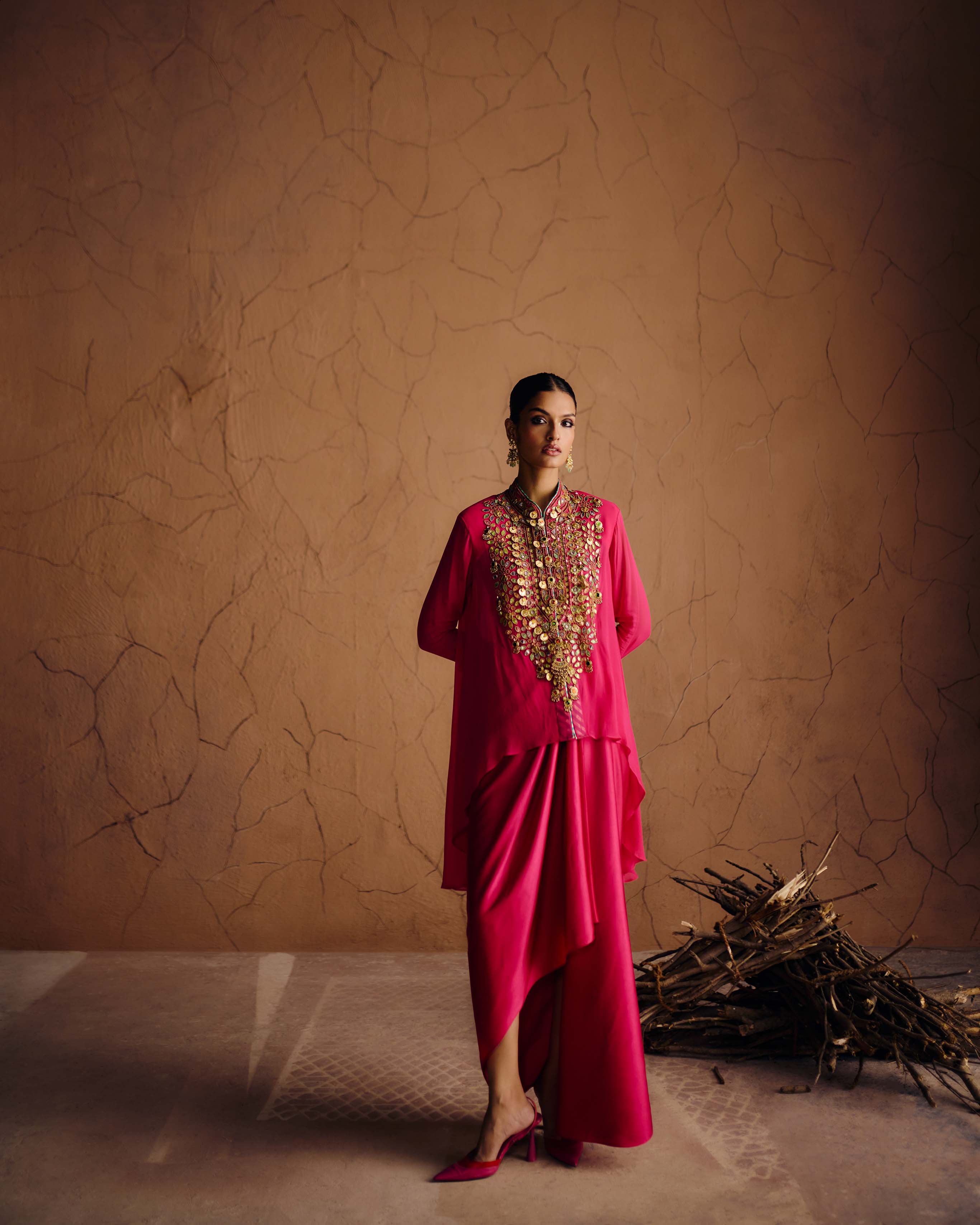 Varna Cape Tunic Set