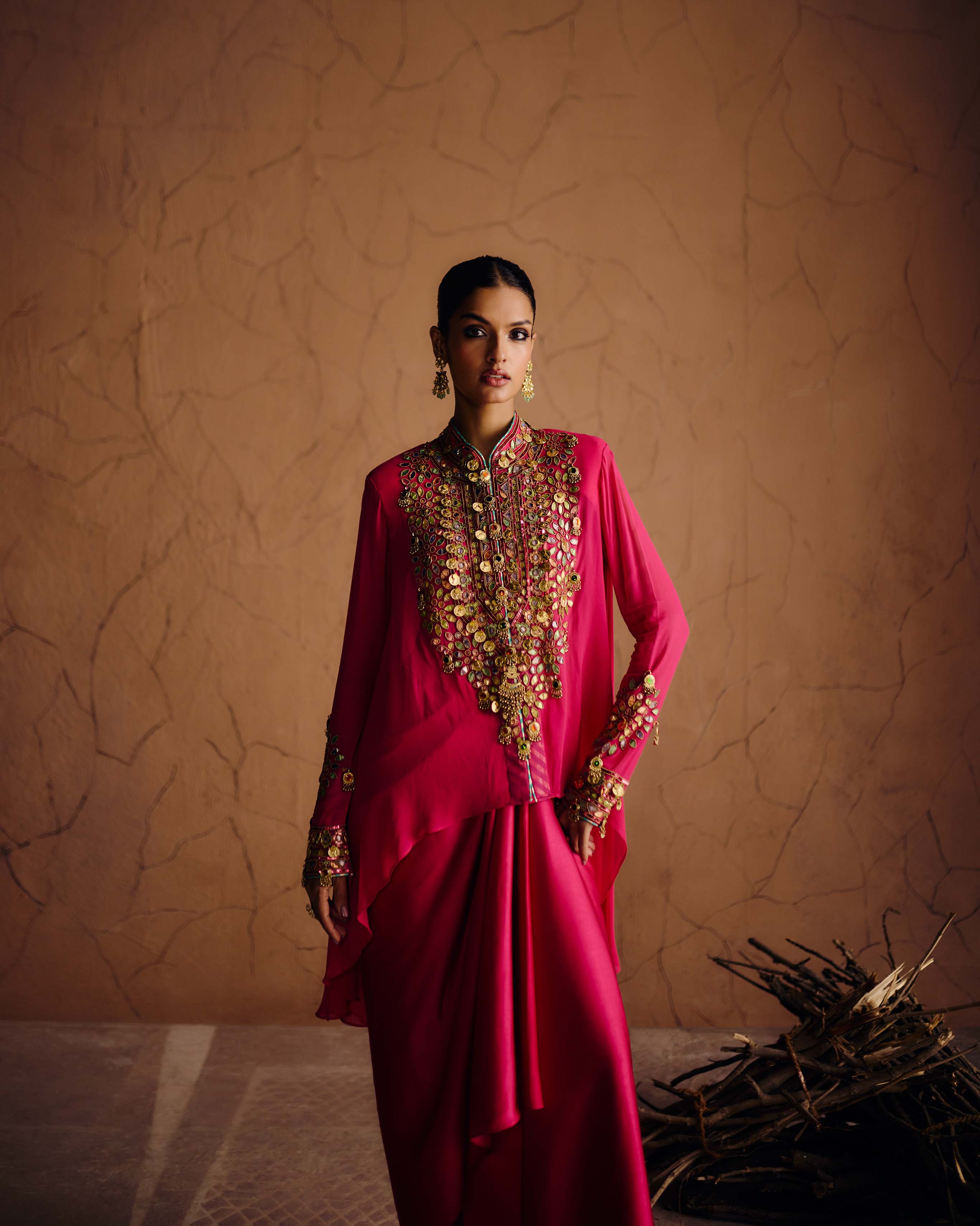 Varna Cape Tunic Set