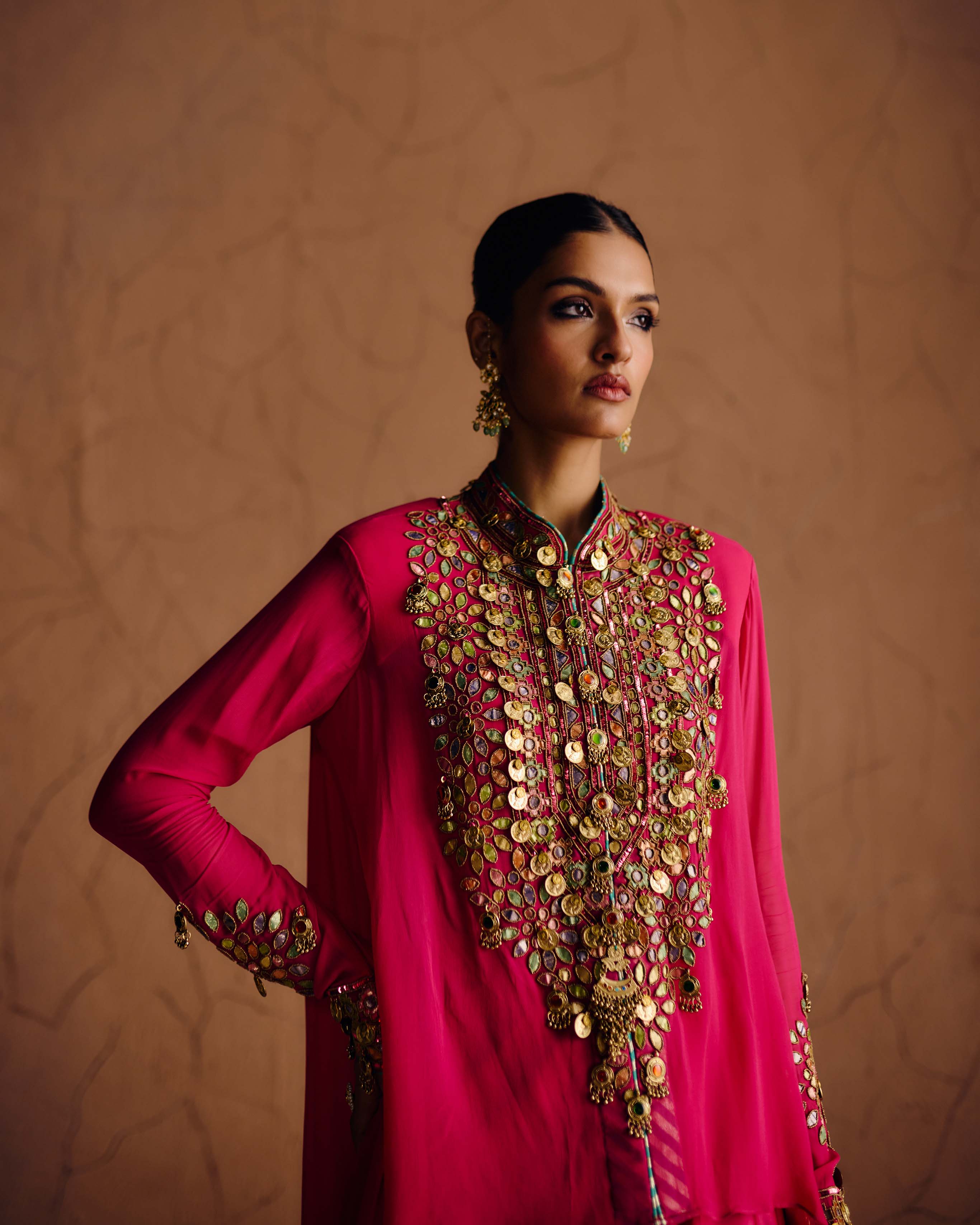 Varna Cape Tunic Set