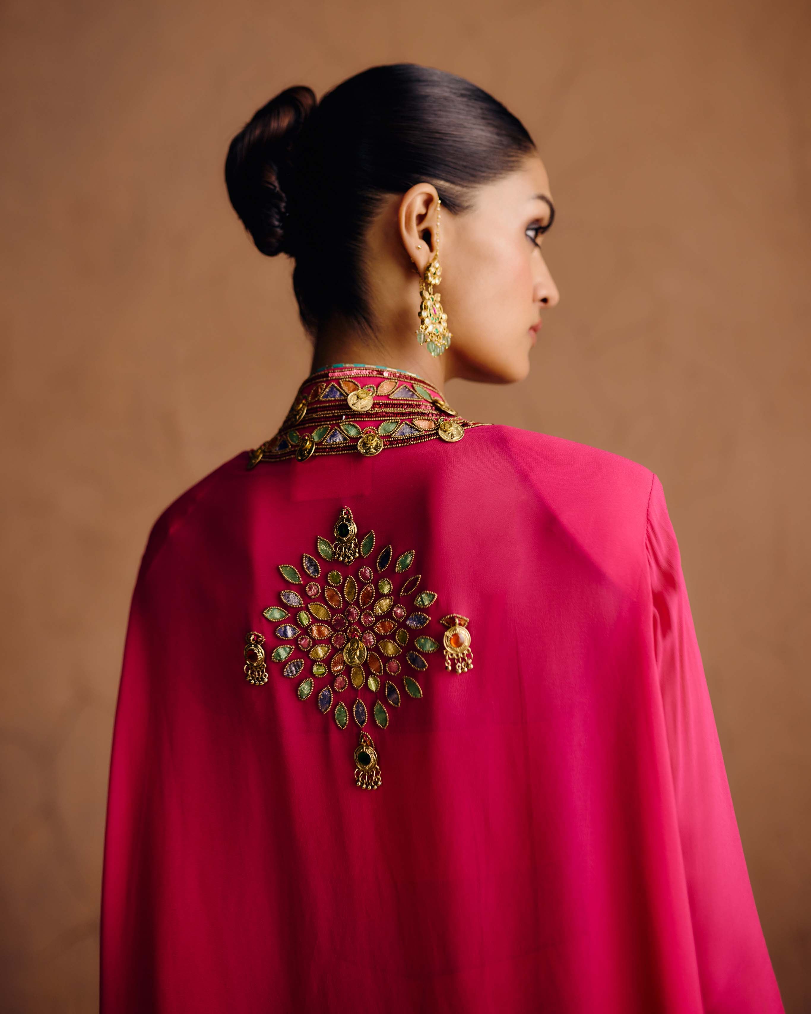 Varna Cape Tunic Set