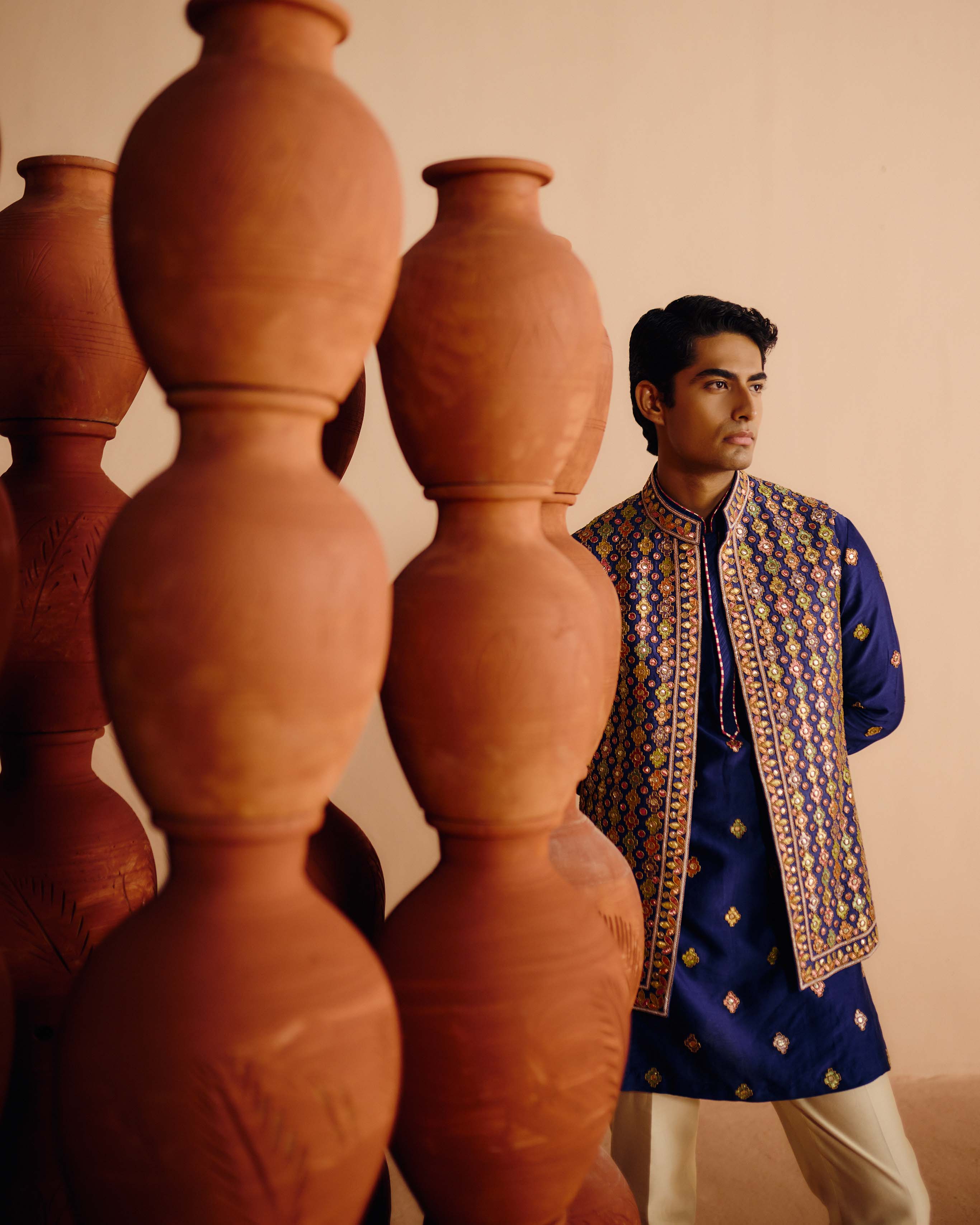 Arthav Nehru Jacket Set