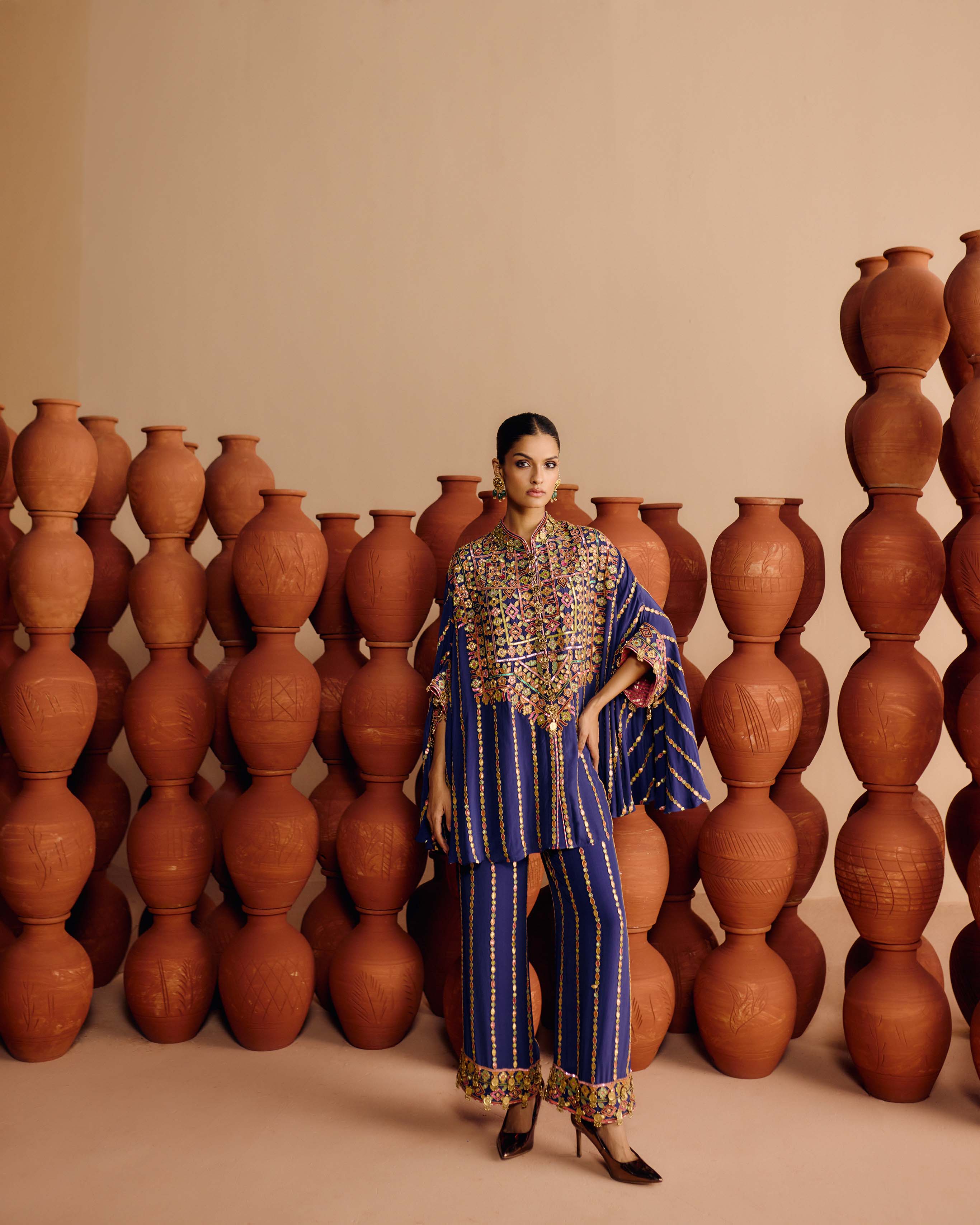 Zyavi Cape Tunic Set