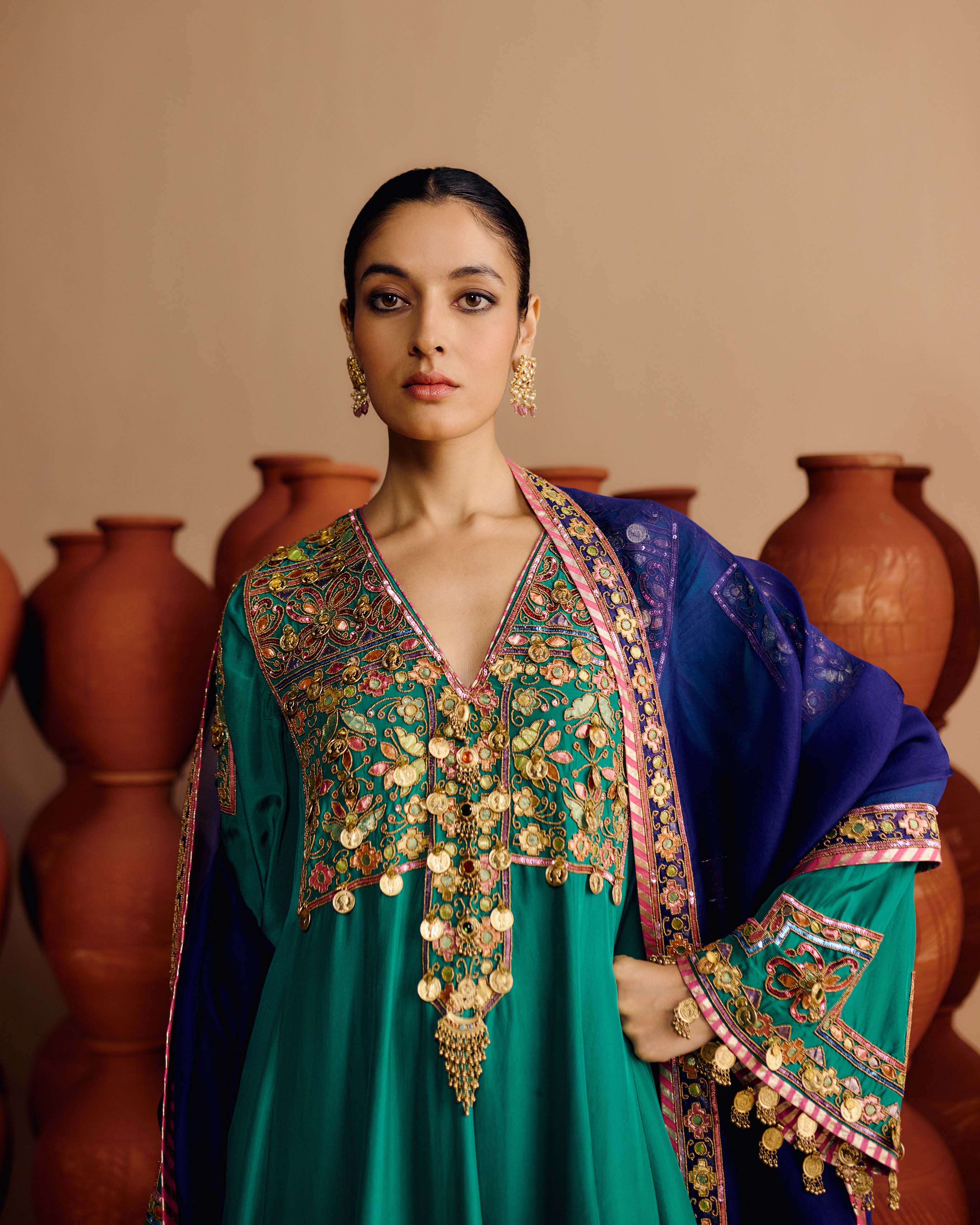 Ziya Kalidaar Kurta Salwar Set