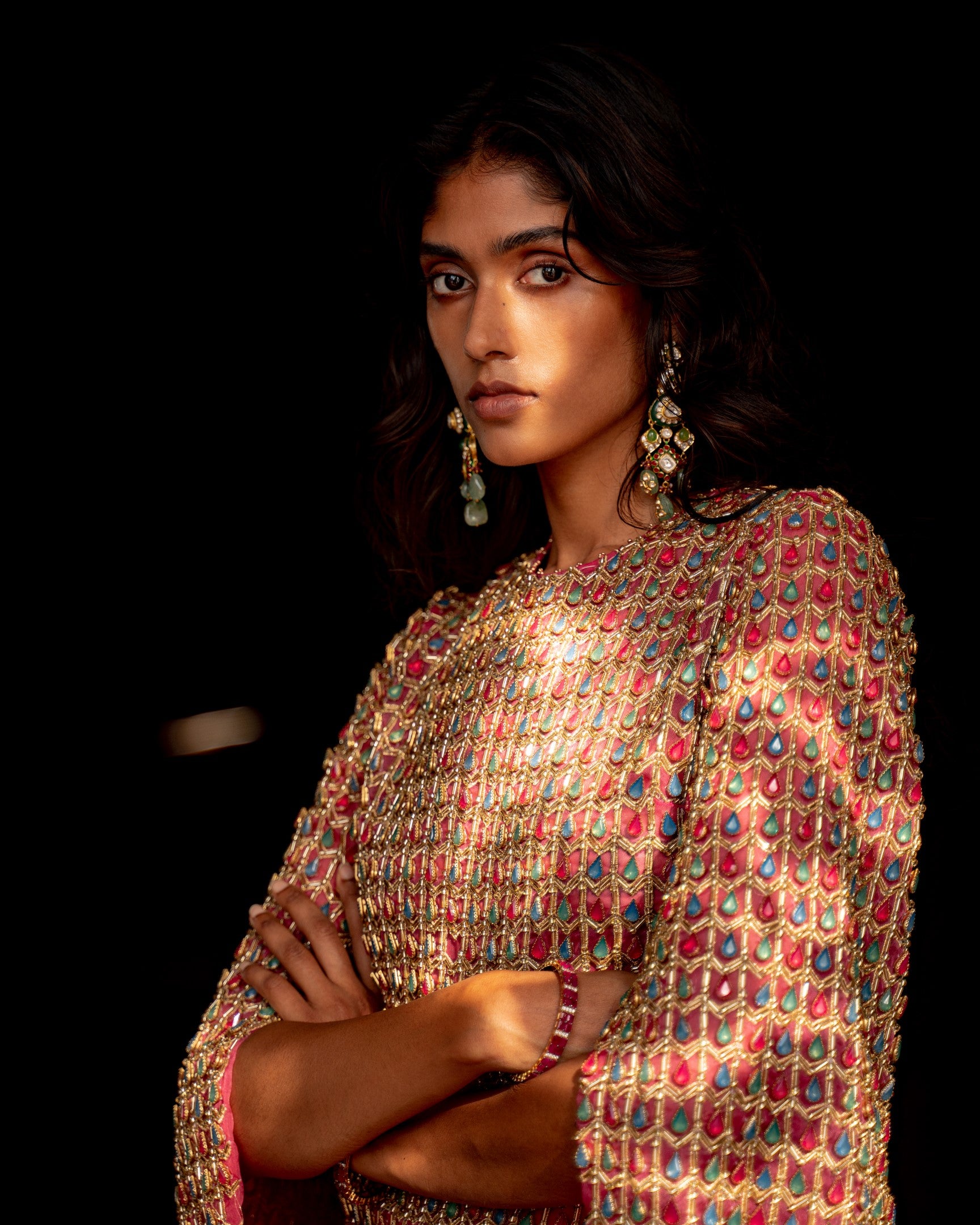 Kaleidoscope Kurta Sharara Set