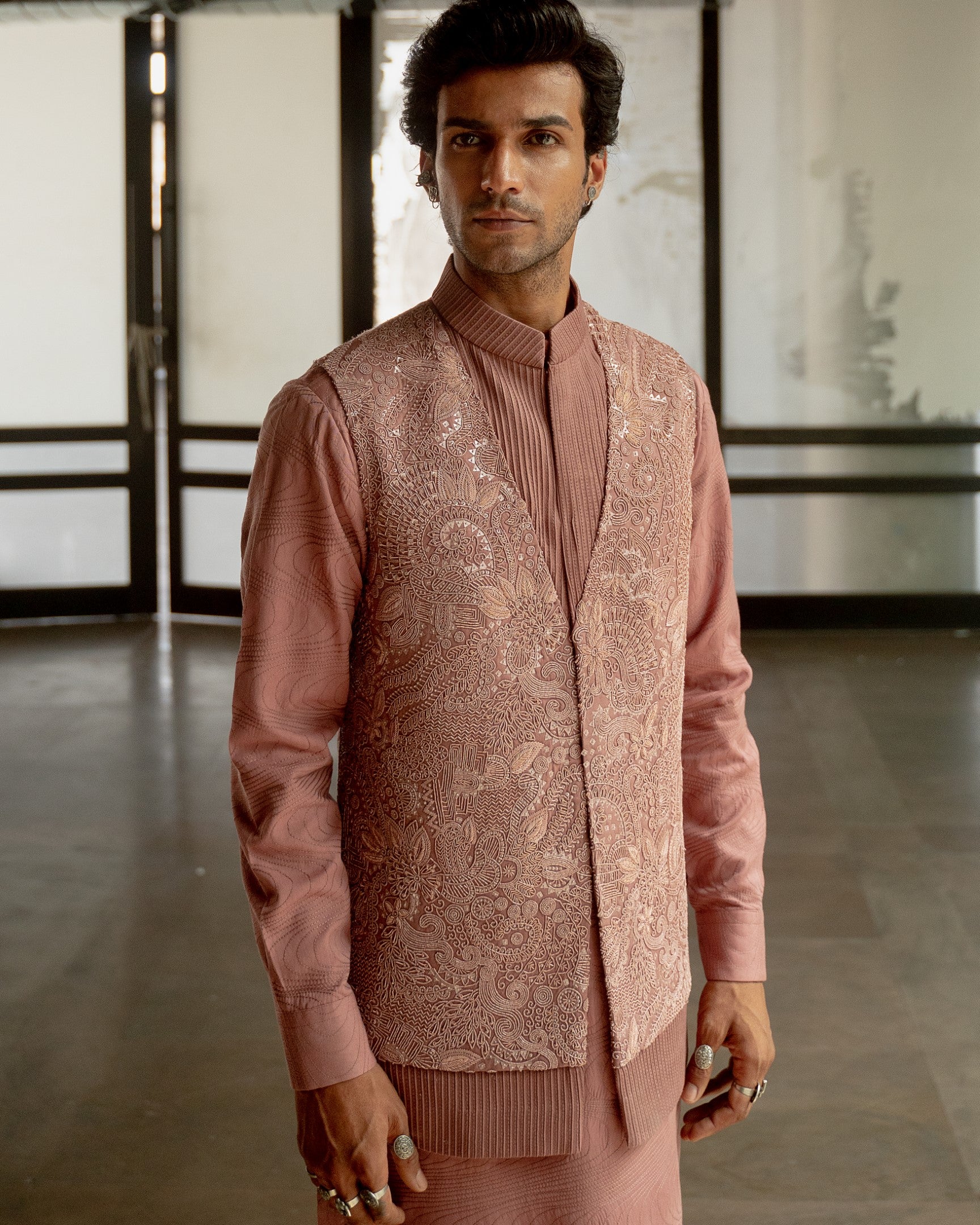 Mirage Nehru Jacket Set