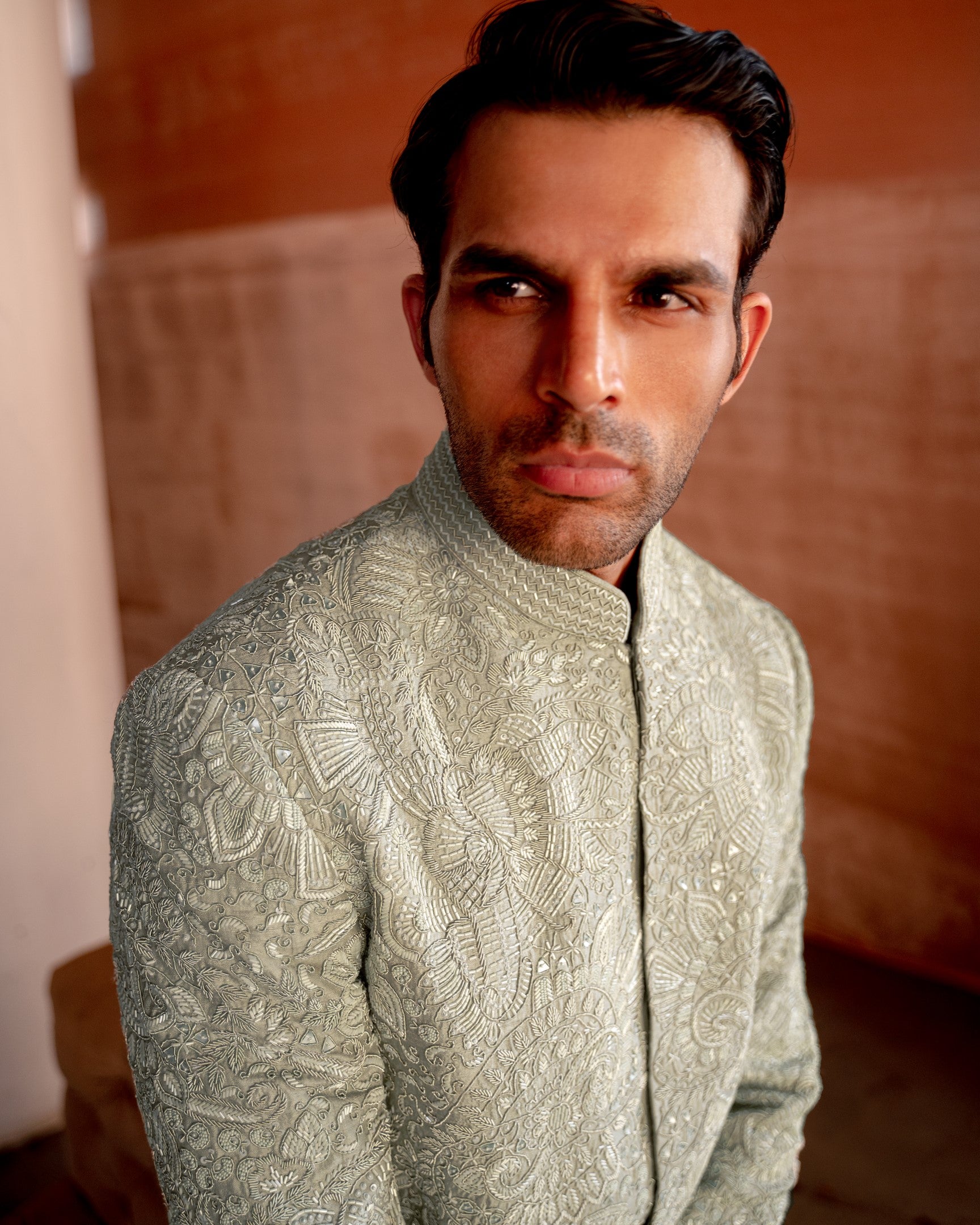 Paisley Frenzy Sherwani Set