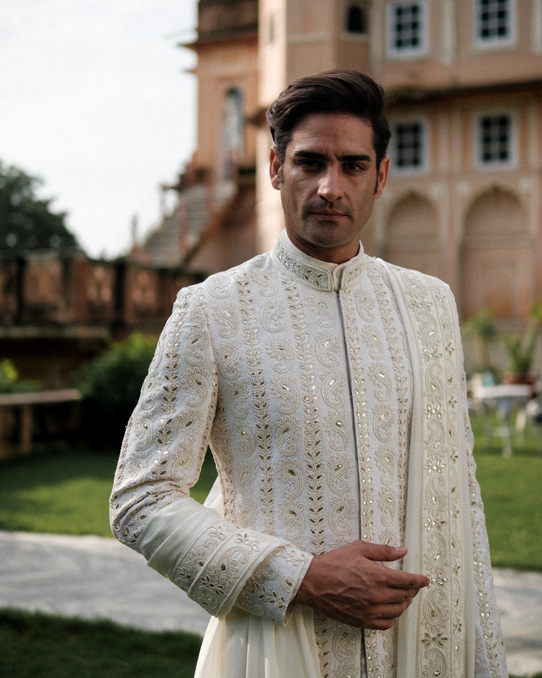 Paisley Stack Sherwani Set