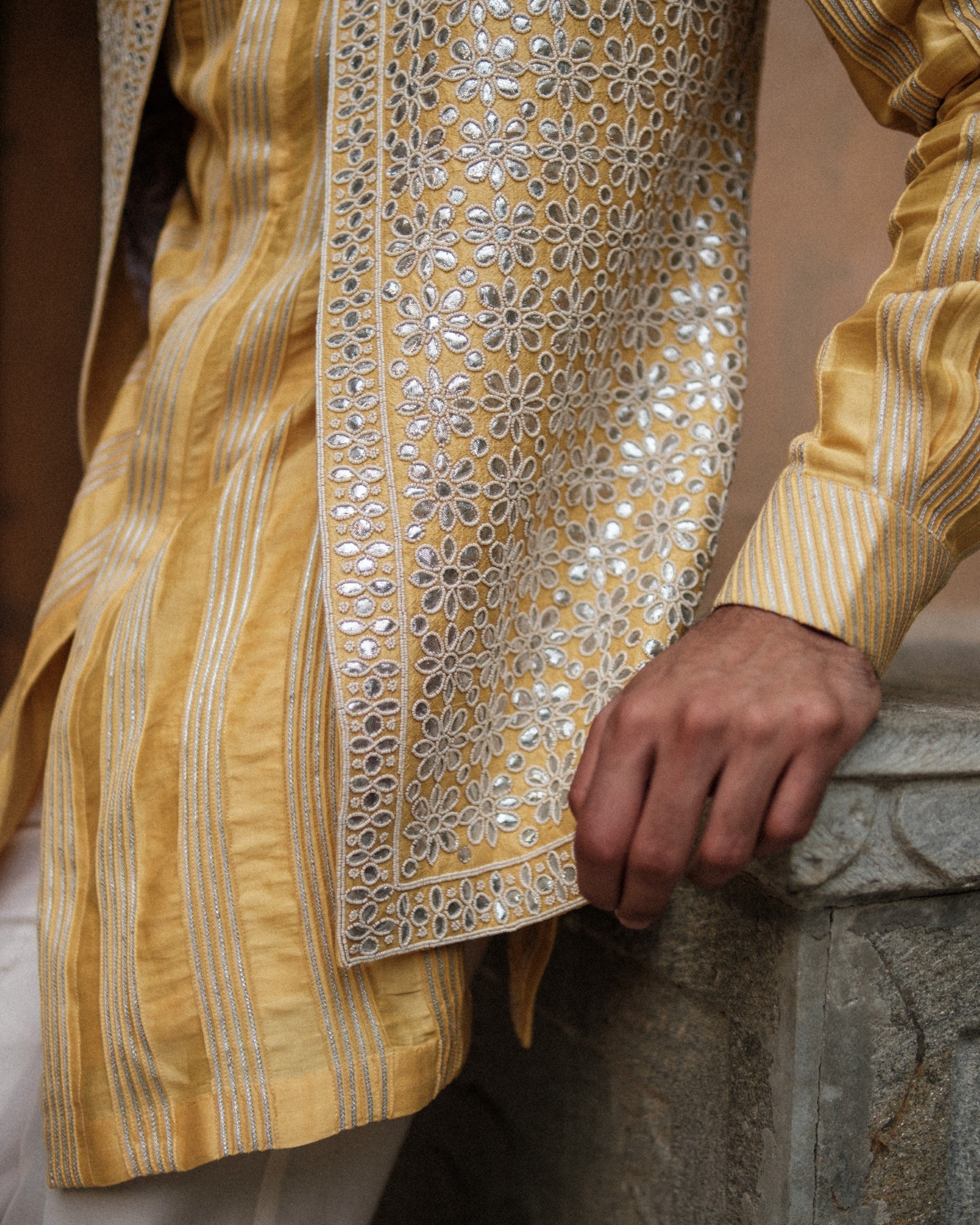 Maroc Henna Nehru Jacket Set