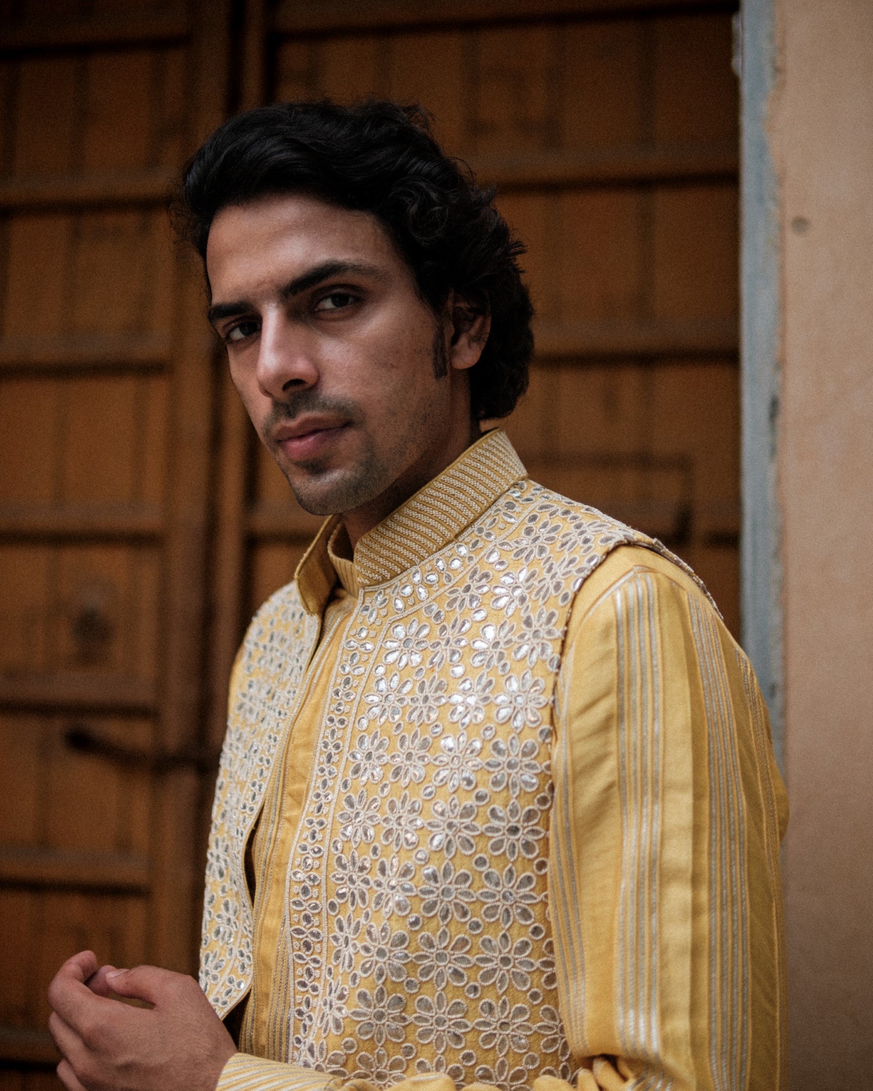 Maroc Henna Nehru Jacket Set