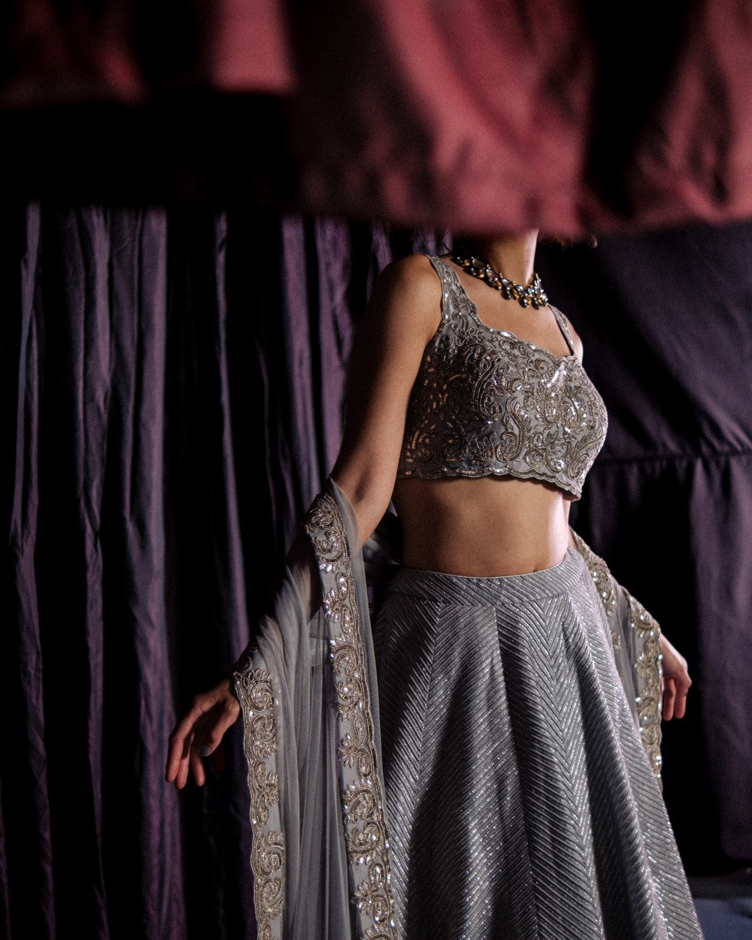 Garland Gotta Lehenga Set